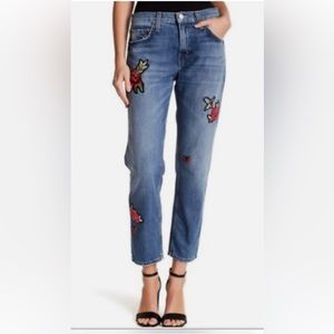 JOIE Hotel California JOSIE Floral Butterfly Embroidery Patch